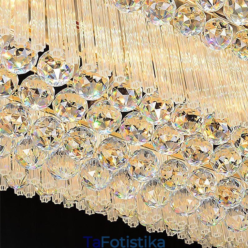 Κρυστάλλινος πολυέλαιος European Flush Mount Square