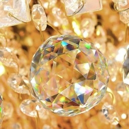 Κρυστάλλινος πολυέλαιος European Flush Mount Square