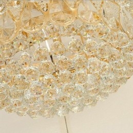 Luxury Flush Mount Crystal Φωτιστικό Οροφής Στρογγυλό Φωτιστικό