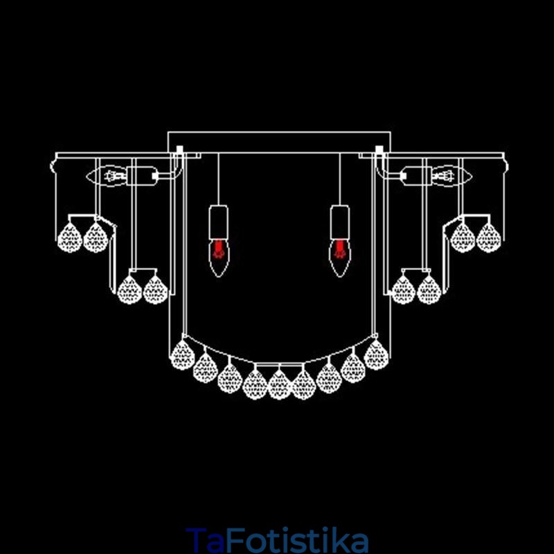 Luxury Flush Mount Crystal Φωτιστικό Οροφής Στρογγυλό Φωτιστικό