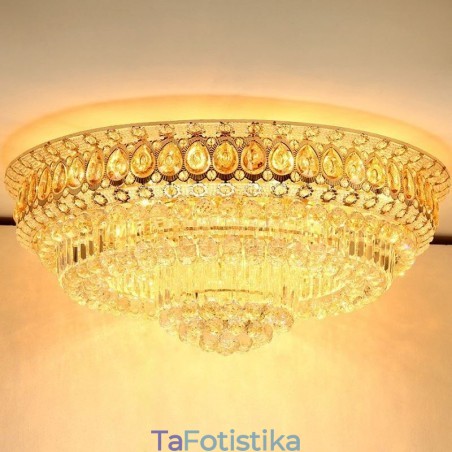 Flush Mount Crystal Μοντέρνο Απλό Φωτιστικό Οροφής Δημιουργικός στρογγυλός φωτισμός Flush Mount Crystal Μοντέρνο Απλό Φωτιστικό Οροφής Δημιουργικός στρογγυλός φωτισμός
