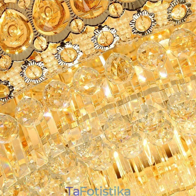 Flush Mount Crystal Μοντέρνο Απλό Φωτιστικό Οροφής Δημιουργικός στρογγυλός φωτισμός