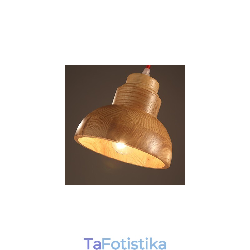 Πολυέλαιος Mini Style Παραδοσιακό Κλασικό Ξύλινο Μπαμπού