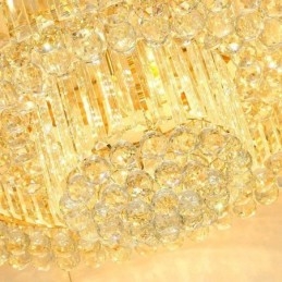 Flush Mount Crystal Μοντέρνο Απλό Φωτιστικό Οροφής Δημιουργικός στρογγυλός φωτισμός