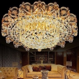 European Flush Mount Crystal φωτιστικό οροφής
