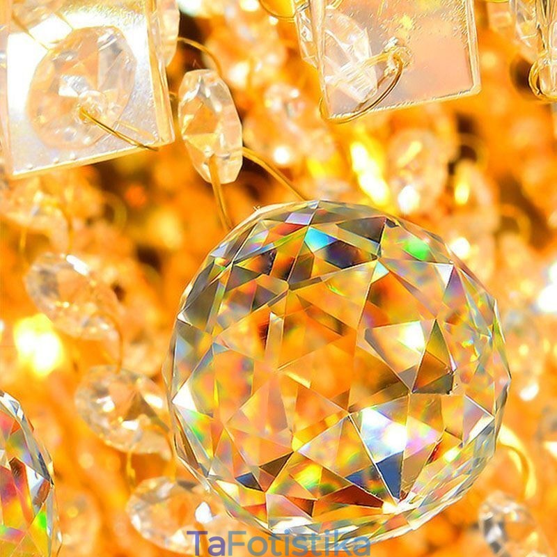 European Flush Mount Crystal φωτιστικό οροφής