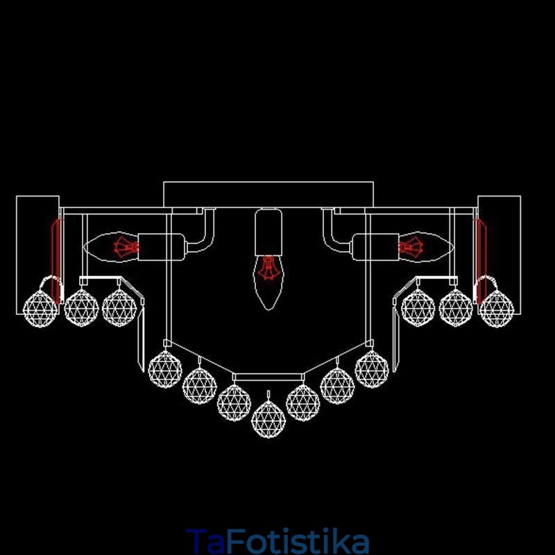 European Flush Mount Crystal φωτιστικό οροφής