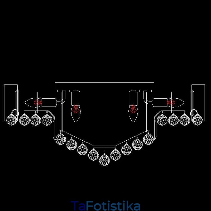 European Flush Mount Crystal φωτιστικό οροφής