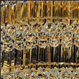 Φωτιστικό οροφής Flush Mount Crystal European Oval Light