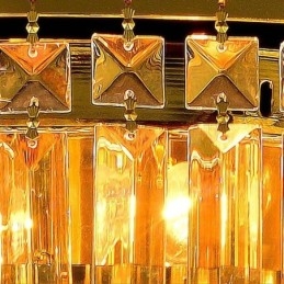 Flush Mount Crystal Φωτιστικό Οροφής Ευρωπαϊκό Στρογγυλό Φωτιστικό