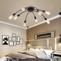 Φωτιστικό Οροφής Spider Antique Classic Flush Mount Φωτιστικό Τραπεζαρίας 8 10 Arms