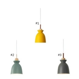 Nordic Simple Macaron Κρεμαστό Φωτιστικό Iron Arti Three Lights
