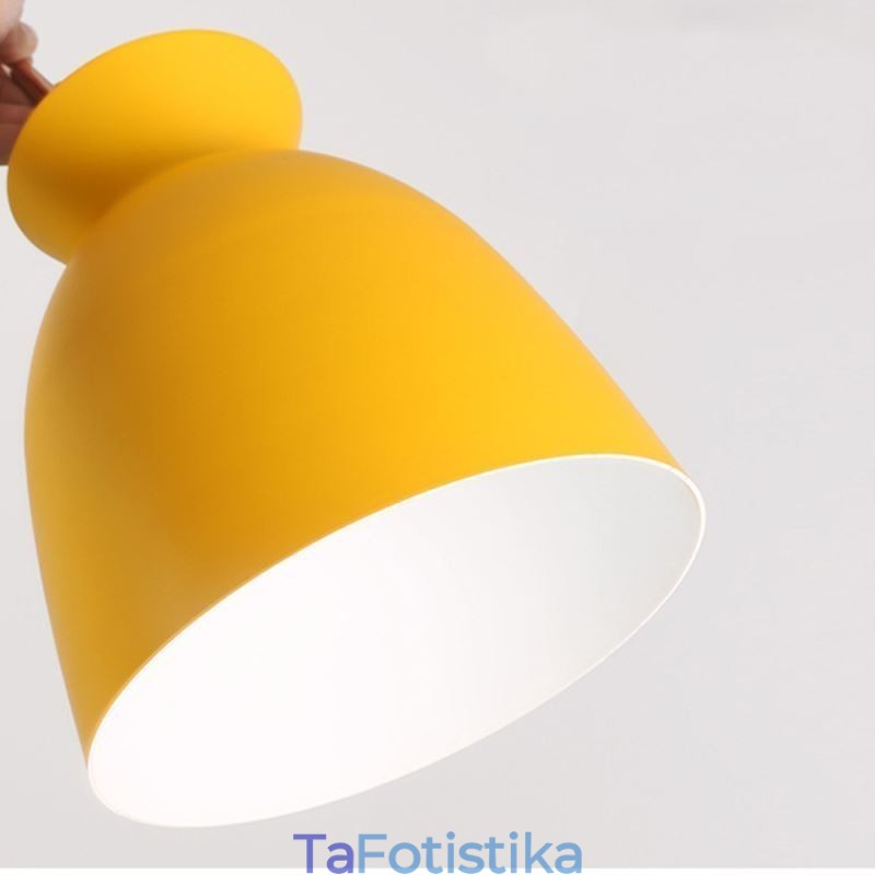 Nordic Simple Macaron Κρεμαστό Φωτιστικό Iron Arti Three Lights