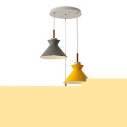 Nordic Macaron Island 3 Light Κρεμαστό Φωτιστικό Simple Iron Arti Three Lights