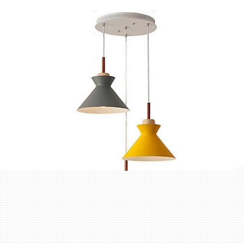 Nordic Macaron Island 3 Light Κρεμαστό Φωτιστικό Simple Iron Arti Three Lights