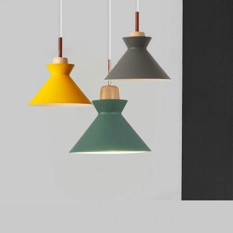 Nordic Macaron Island 3 Light Κρεμαστό Φωτιστικό Simple Iron Arti Three Lights