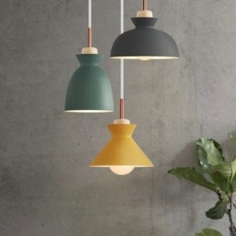 Φωτιστικό κρεμαστό Macaron Nordic Simple Iron Arti Three Lights