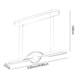 Μοντέρνο Γραμμικό Κρεμαστό Φωτιστικό Κρεμαστό Φωτιστικό Μακρύ Λωρίδας