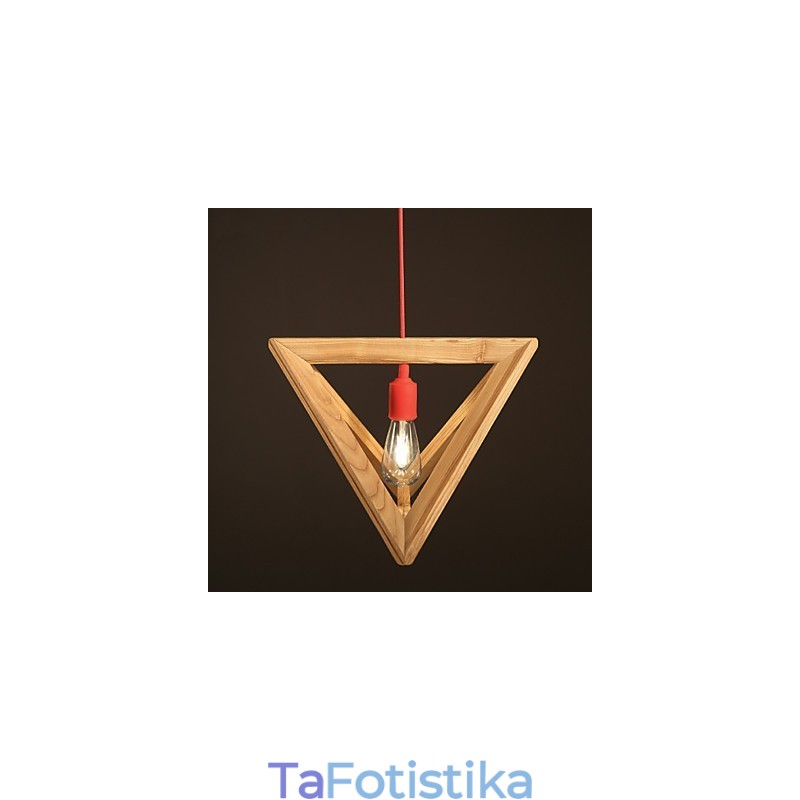 Nordic Wood Chandelier Cafe Clothing Δημιουργικός ρετρό διακοσμητικός πολυέλαιος δρυός