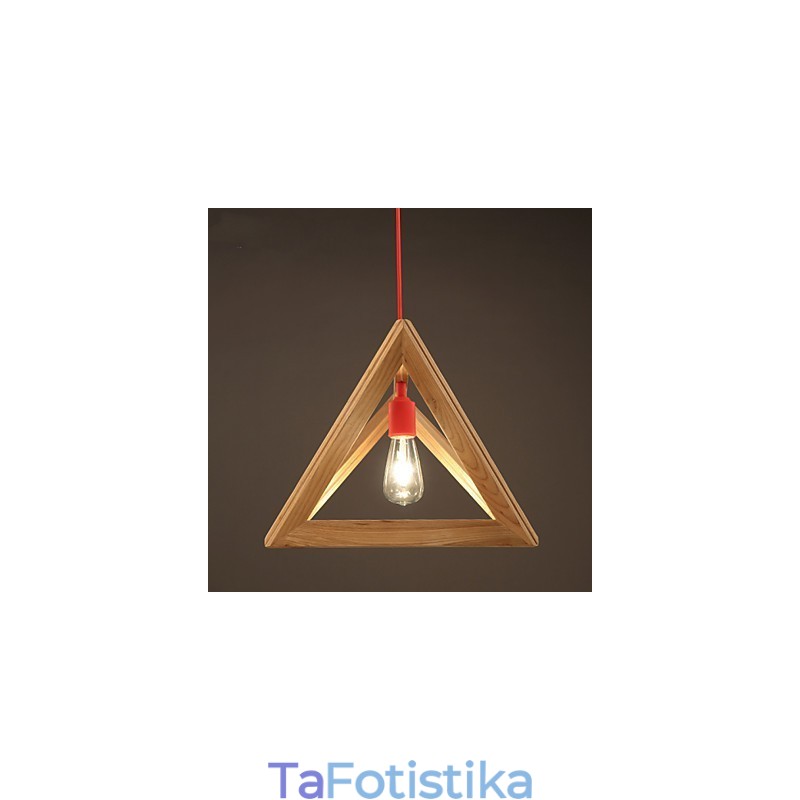 Nordic Wood Chandelier Cafe Clothing Δημιουργικός ρετρό διακοσμητικός πολυέλαιος δρυός