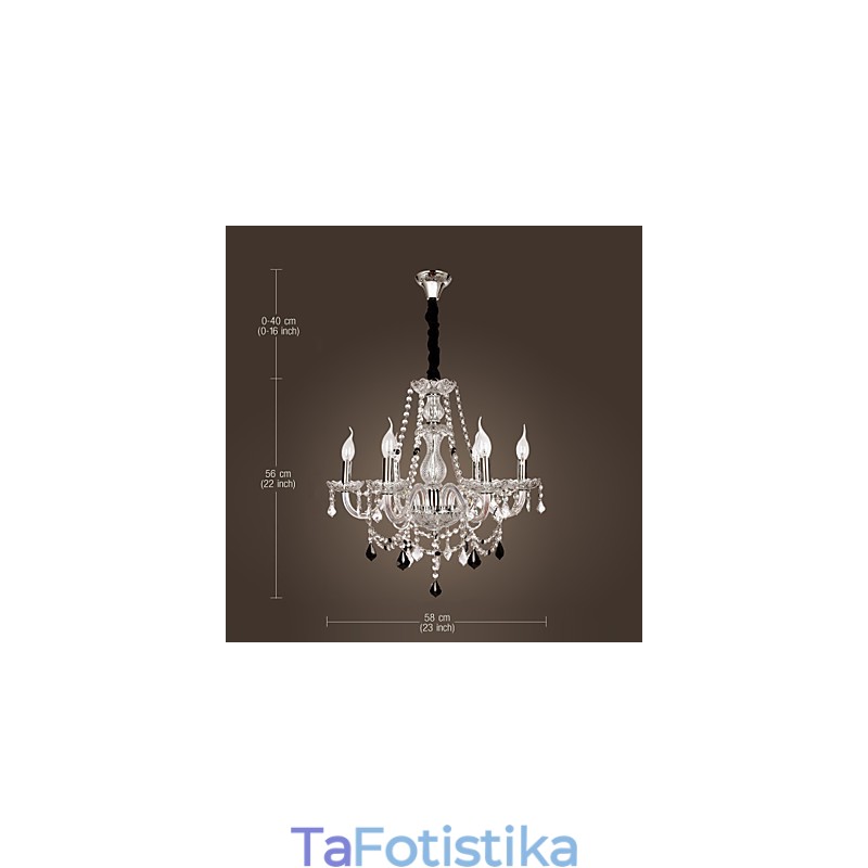 Rustic Lodge Crystal Others Glass Chandelier