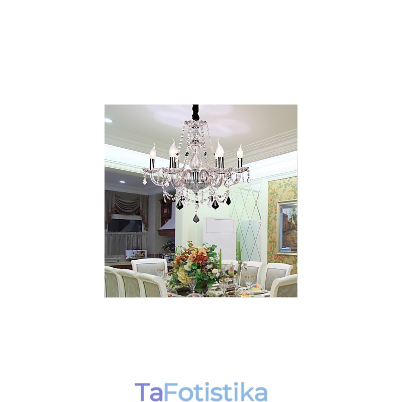 Rustic Lodge Crystal Others Glass Chandelier
