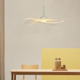 Κρεμαστό Φωτιστικό Οροφής Ακρυλικό Φύλλο Lotus