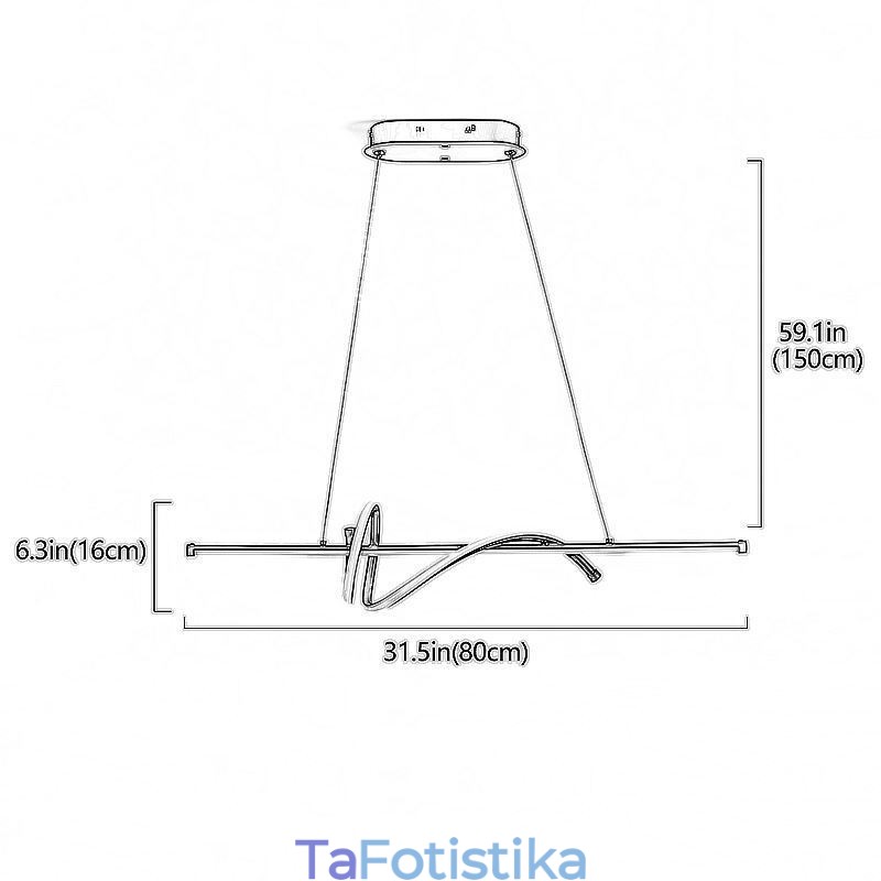 Κρεμαστό Φωτιστικό Μινιμαλιστικό Κοντό Φωτιστικό Οροφής