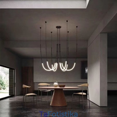 Φωτιστικό Οροφής Creative Line Bamboo Hanging Light Μαύρο Χρυσό Φωτιστικό Οροφής Creative Line Bamboo Hanging Light Μαύρο Χρυσό