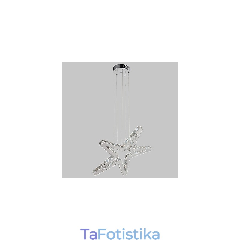 Παραδοσιακός κλασικός μεταλλικός πολυέλαιος χρωμίου