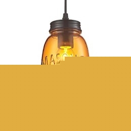 Μενταγιόν 1 Light Italy Style Διάφανη επιμετάλλωση