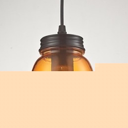 Μενταγιόν 1 Light Italy Style Διάφανη επιμετάλλωση