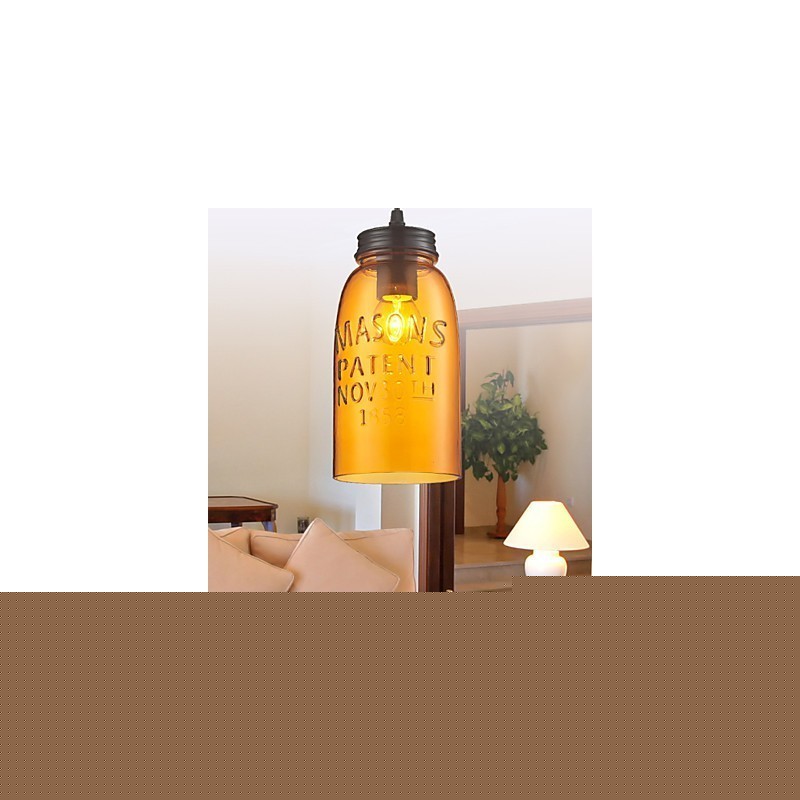Μενταγιόν 1 Light Italy Style Διάφανη επιμετάλλωση
