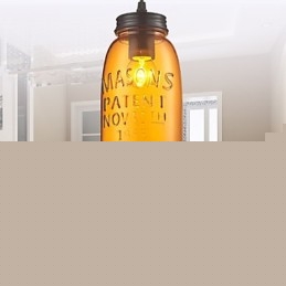 Μενταγιόν 1 Light Italy Style Διάφανη επιμετάλλωση
