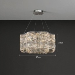 Κρυστάλλινο Φωτιστικό Οροφής Μοντέρνο Απλό Διακοσμητικό Κρεμαστό Φωτιστικό