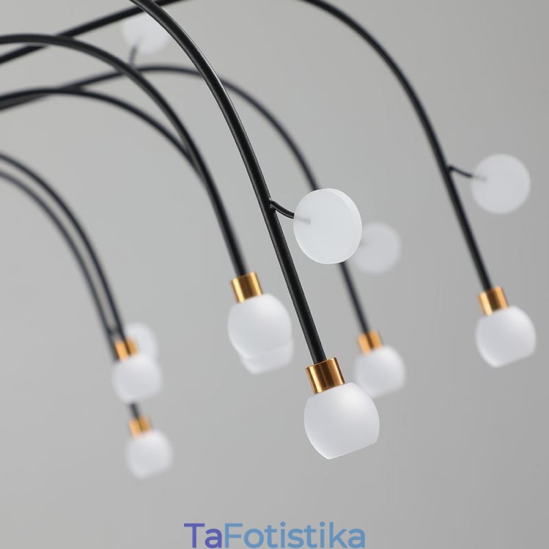 Κρεμαστό Φωτιστικό Nordic Creative Φυσικό Λευκό Φωτιστικό Οροφής 14 Φωτιστικά