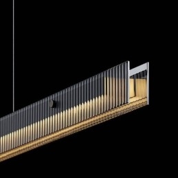 Κρεμαστό Φωτιστικό 100CM Γυάλινο Φωτιστικό Οροφής Χωρίς Βαθμολογία Ρυθμιζόμενο με Τηλεχειριστήριο