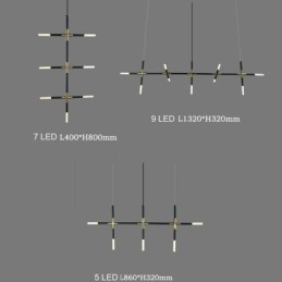 Απλό μενταγιόν Φωτιστικό Creative Splicing Ζεστό Λευκό Φωτιστικό Οροφής DIY συνδυασμένο φωτιστικό