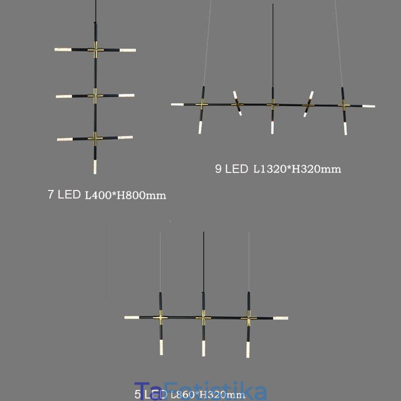 Απλό μενταγιόν Φωτιστικό Creative Splicing Ζεστό Λευκό Φωτιστικό Οροφής DIY συνδυασμένο φωτιστικό
