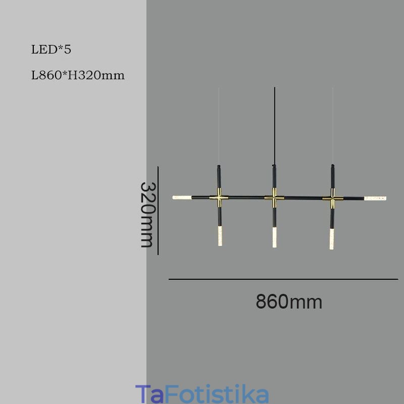 Απλό μενταγιόν Φωτιστικό Creative Splicing Ζεστό Λευκό Φωτιστικό Οροφής DIY συνδυασμένο φωτιστικό