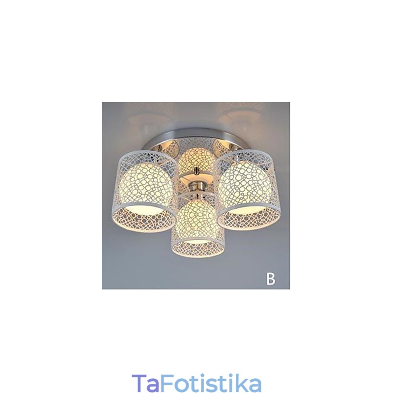 Τρεις Φωτεινές Γυάλινες Οροφές Φωτιστικό Θόλου