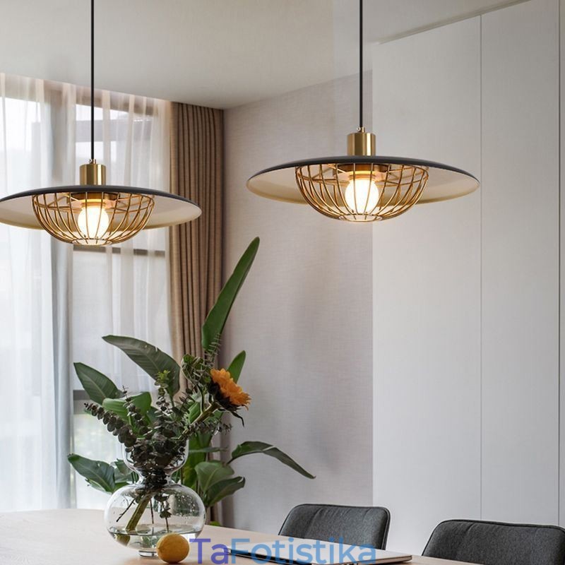 Φωτιστικό Nordic κρεμαστό Φωτιστικό οροφής δημιουργικό από σφυρήλατο σίδερο