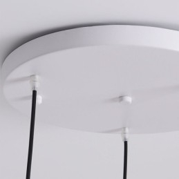 Σκανδιναβικό μενταγιόν Creative σφυρήλατο σίδηρο G9 Φωτιστικό οροφής δίσκου