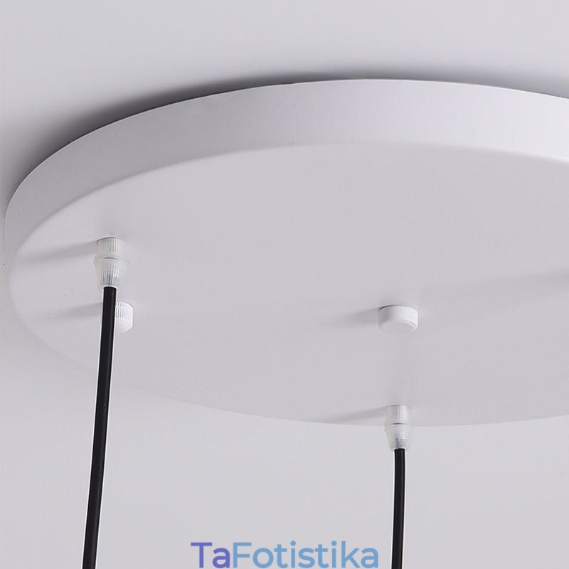 Σκανδιναβικό μενταγιόν Creative σφυρήλατο σίδηρο G9 Φωτιστικό οροφής δίσκου