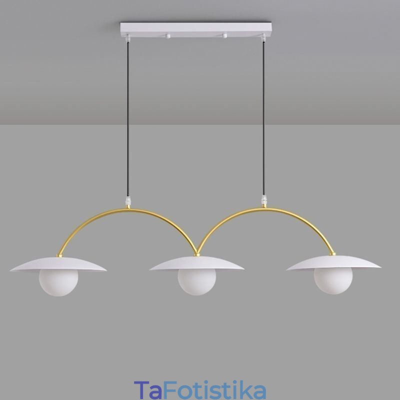 Φωτιστικό οροφής κρεμαστό Nordic Creative G9 από σφυρήλατο σίδερο