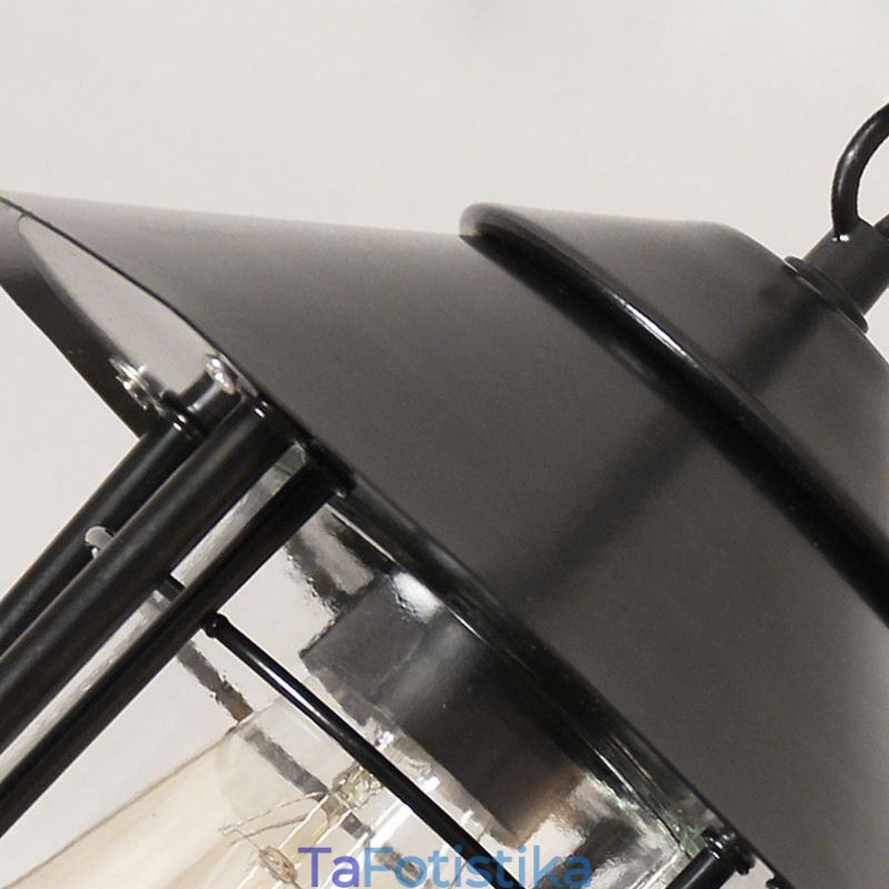 American Retro Outdoor Light Αδιάβροχο Birdcage Shape Pendant Light Garden