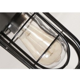 American Retro Outdoor Light Αδιάβροχο Birdcage Shape Pendant Light Garden
