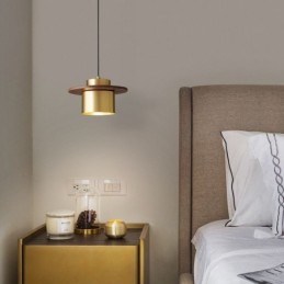 Μοντέρνο κρεμαστό φωτιστικό One Light Brass κρεμαστό φωτιστικό νησί