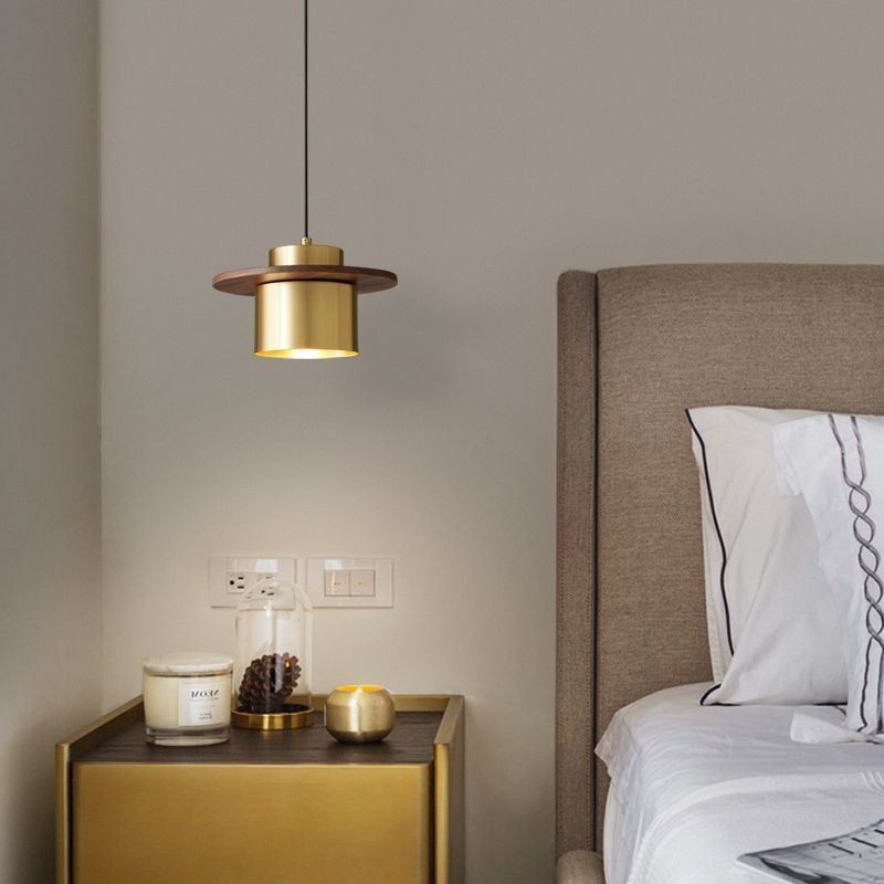 Μοντέρνο κρεμαστό φωτιστικό One Light Brass κρεμαστό φωτιστικό νησί