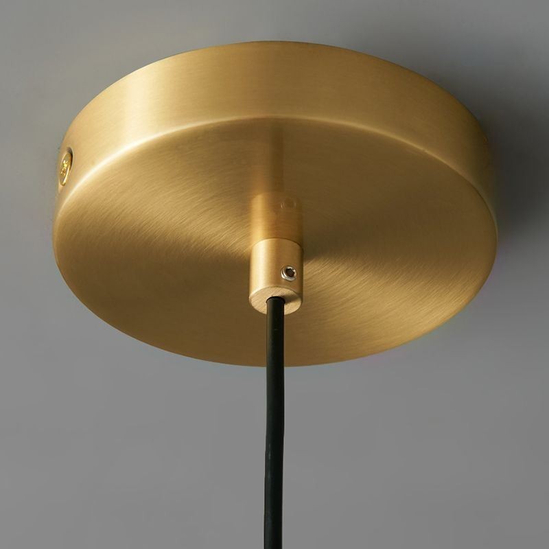 Μοντέρνο κρεμαστό φωτιστικό One Light Brass κρεμαστό φωτιστικό νησί